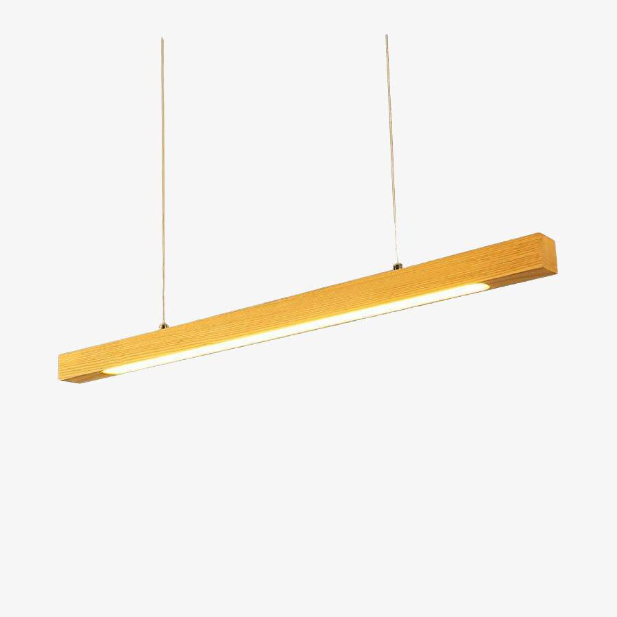 Lámpara de madera moderna y elegante