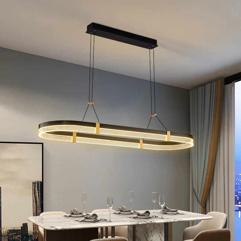 Lustre diseño ambiente elegante luminoso