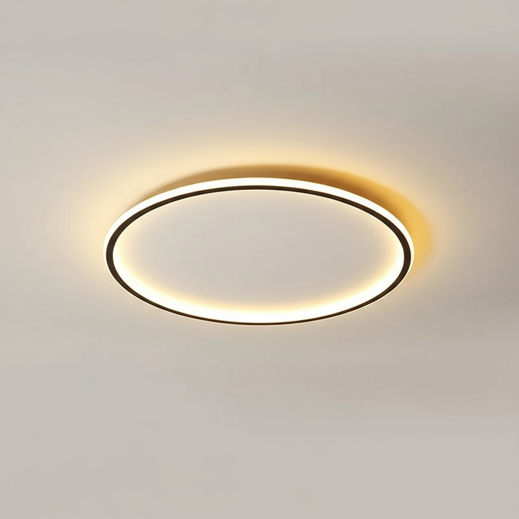 Plafonnier rond scandinave à LED | 1 lumière