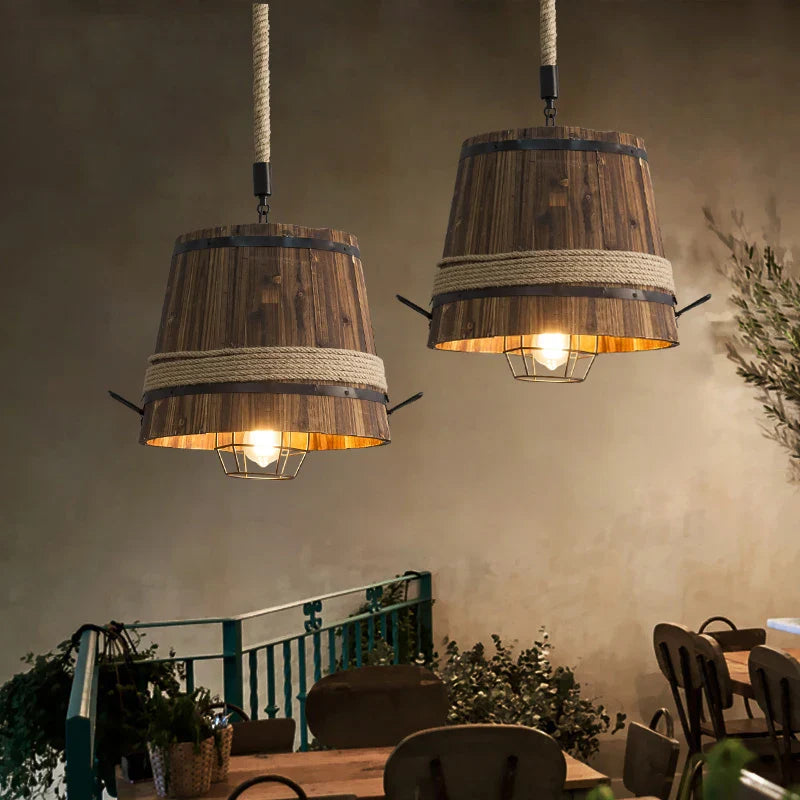 Lámpara colgante industrial retro elegante