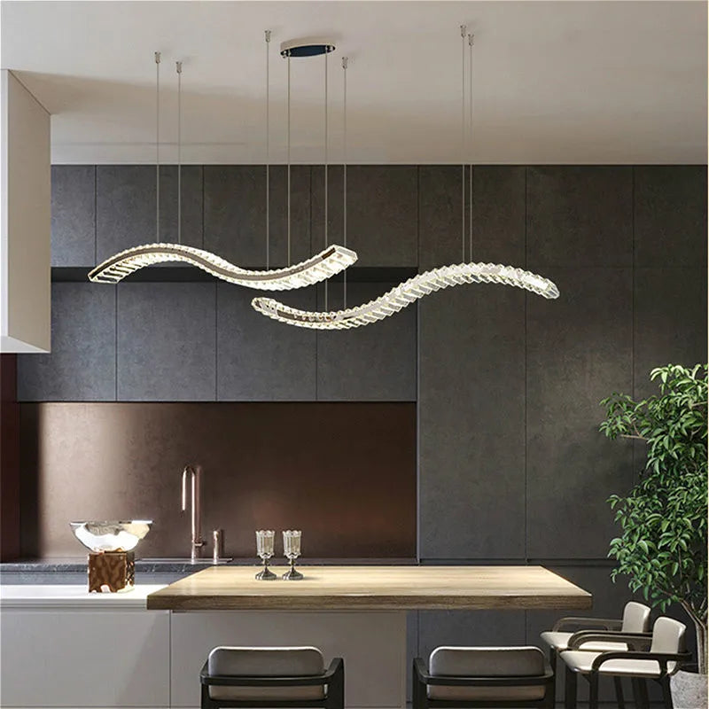 Elegante lámpara moderna diseño arquitectónico