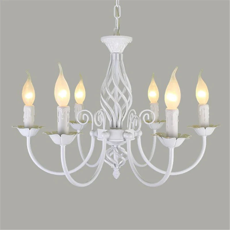 Candelabro moderno de hierro forjado