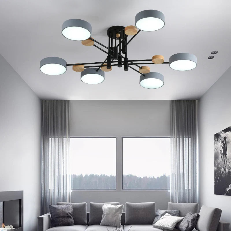 Lámpara nórdica LED diseño elegante