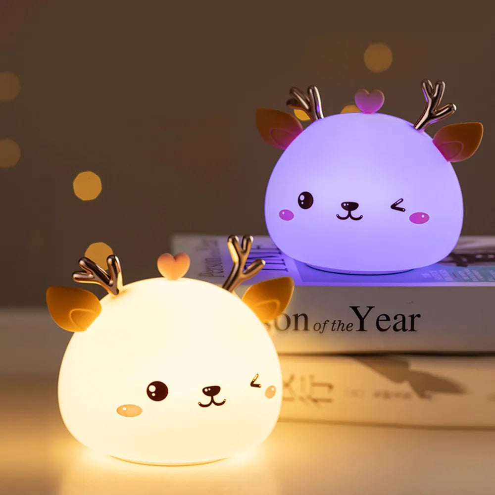 Luz nocturna para bebé diseño ciervo