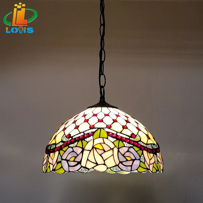 lámpara colgante de vidrio decorativa para café, bar y jardín