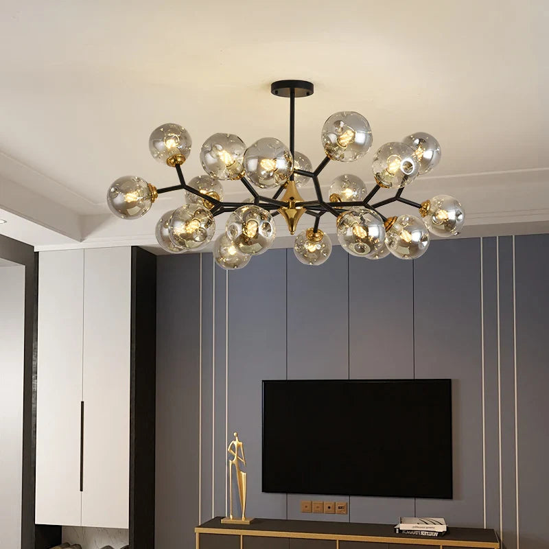 Lámpara nórdica de lujo diseño simple para decoración interior