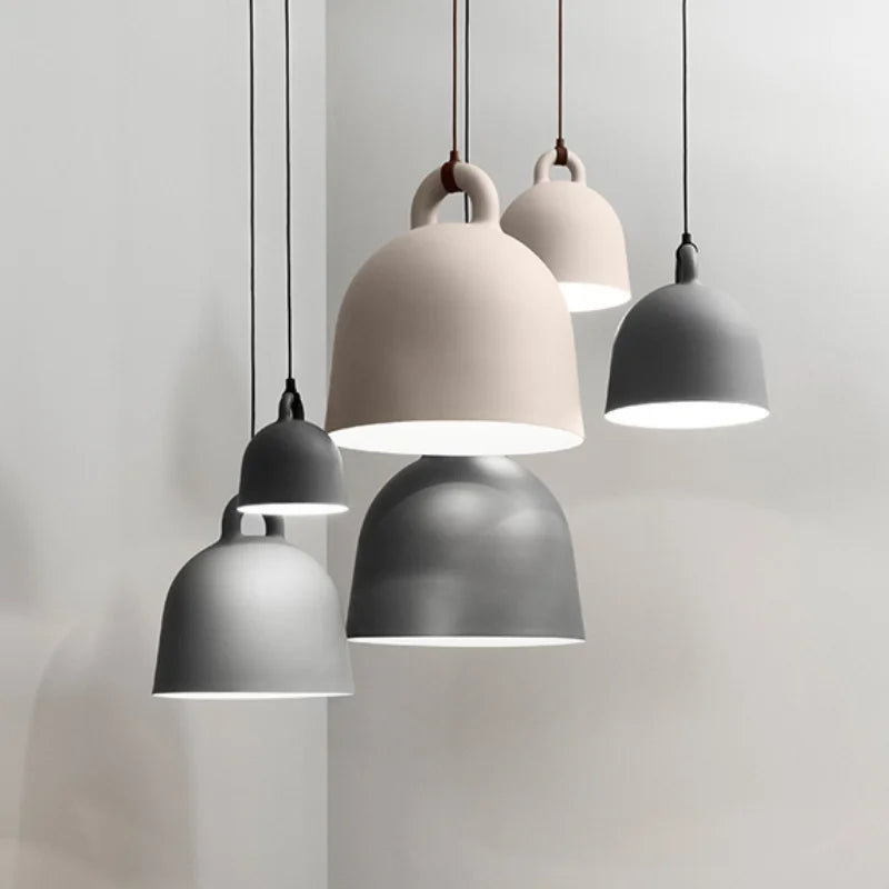 lustre de restaurante postmoderno diseño danés lámparas suspendidas románticas