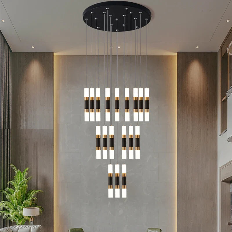 lámpara de techo LED en acrílico moderna para espacios creativos