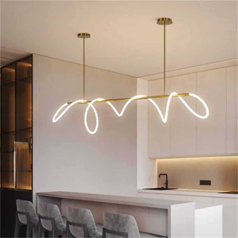 lustre simple nota moderno diseño nórdico para restaurante