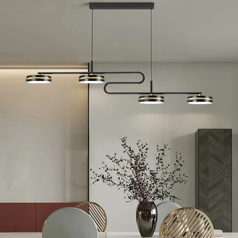 Lámpara de diseño moderno y minimalista luminosa