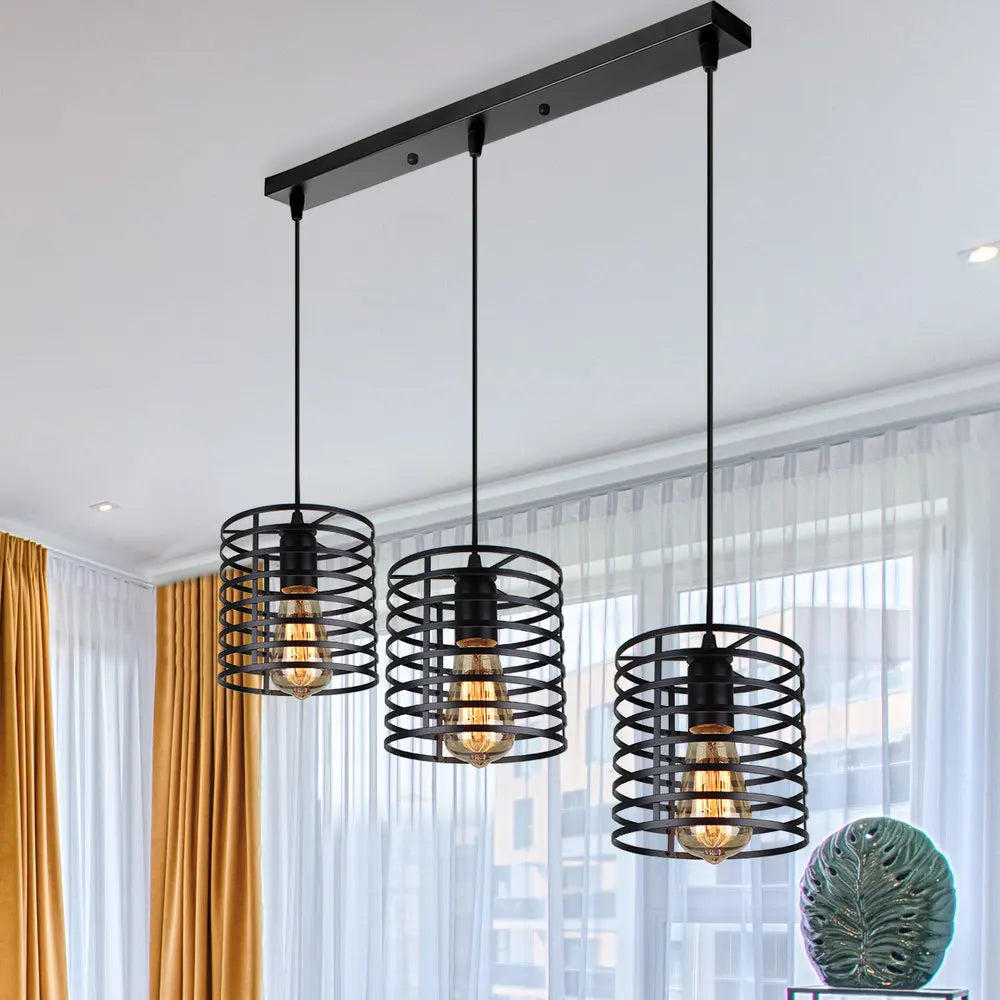 Lámpara colgante de diseño industrial elegante