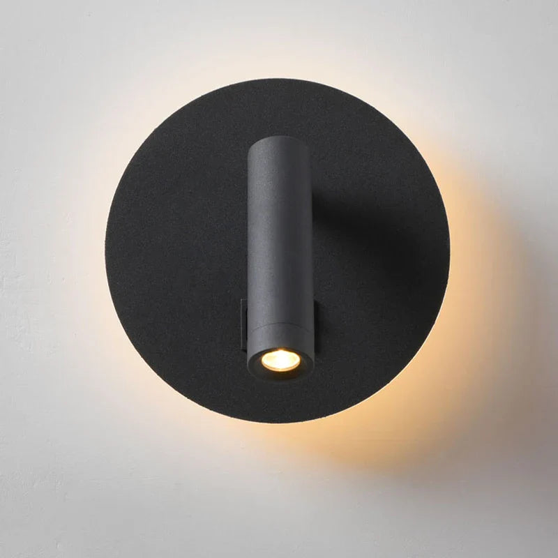 lustre led minimalista con interruptor de proyector decoración