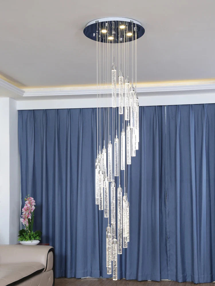 lámpara led espiral xl para iluminación interior elegante
