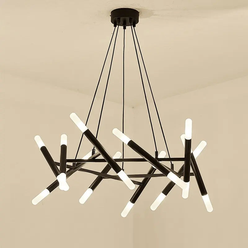 Lámpara colgante luminosa diseño posmoderno