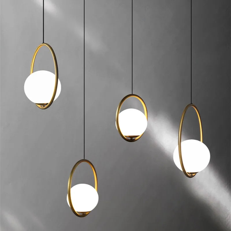 lámpara LED retro de vidrio para decoración interior