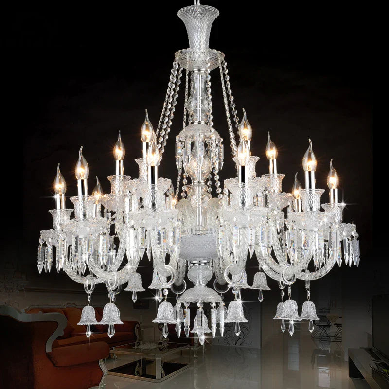 Lámpara de cristal moderna colgante elegante