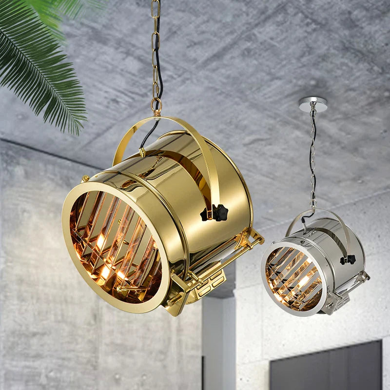 lámpara estilo industrial moderna para decoración creativa