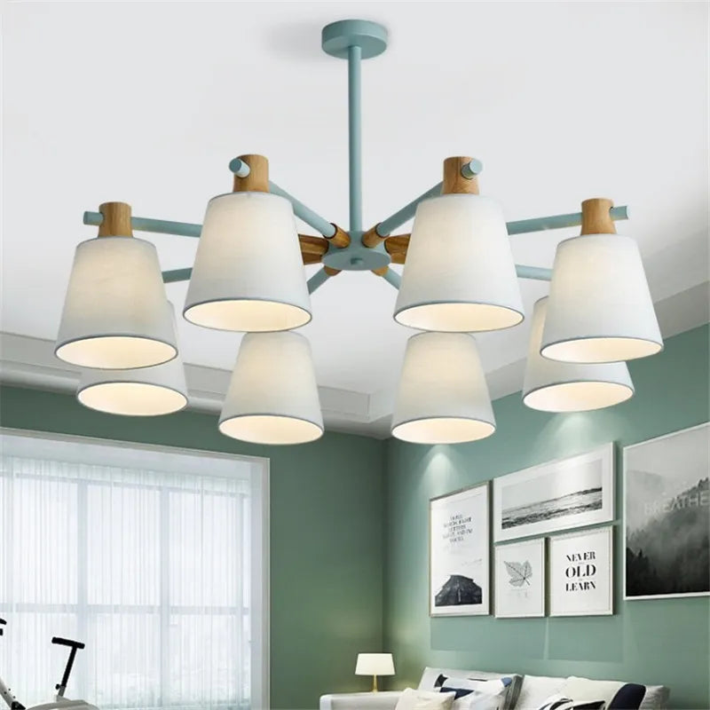 lámpara de techo LED diseño nórdico para iluminación suspendida moderna