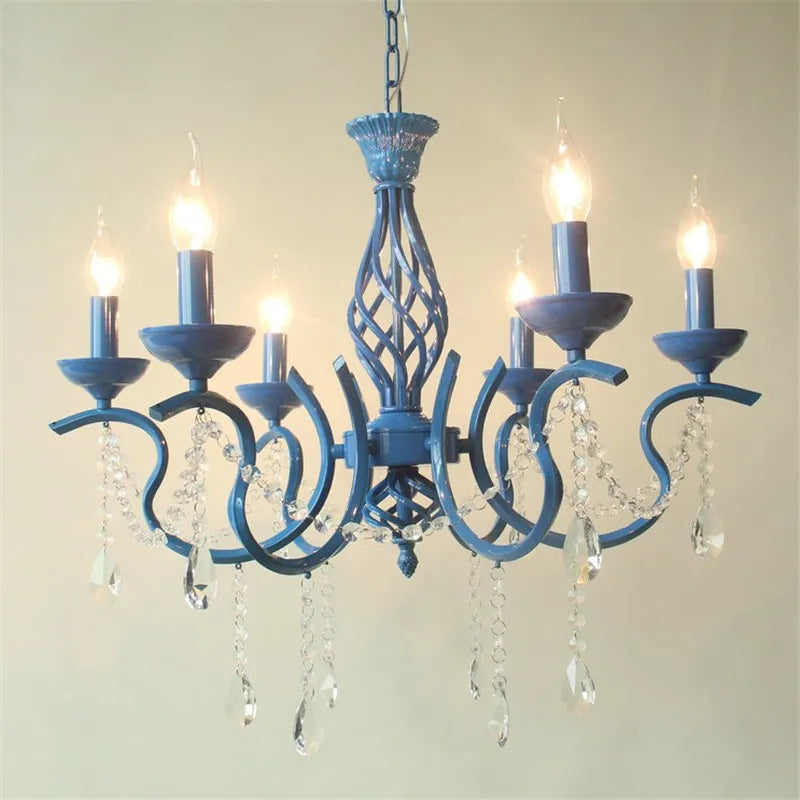 Candelabro Campestre Chic Cristal Hierro