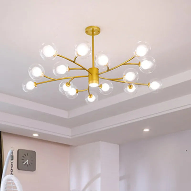 Lámpara de diseño nórdico en madera elegante