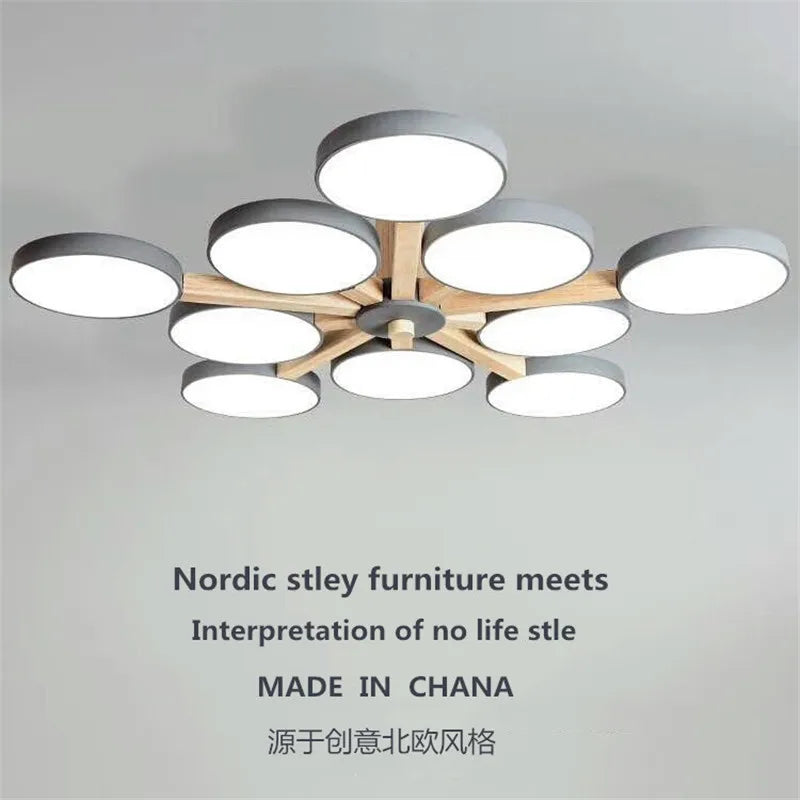 Lámpara contemporánea de diseño minimalista y luminosa