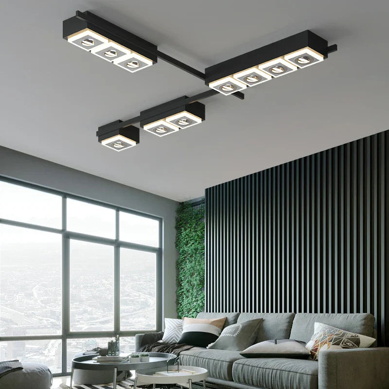 lámpara colgante moderna con leds para iluminación interior y decoración