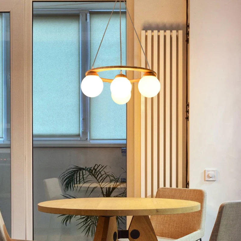 lustre nórdico mágico frijol creativo para restaurante