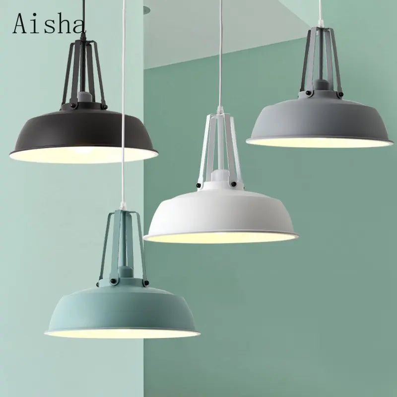 Lámpara de aluminio nórdica diseño creativo para interior elegante