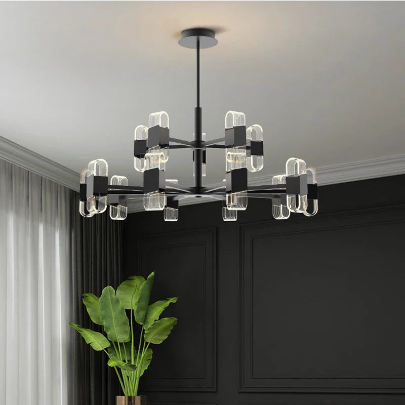 lámpara de lujo diseño para una iluminación nórdica elegante