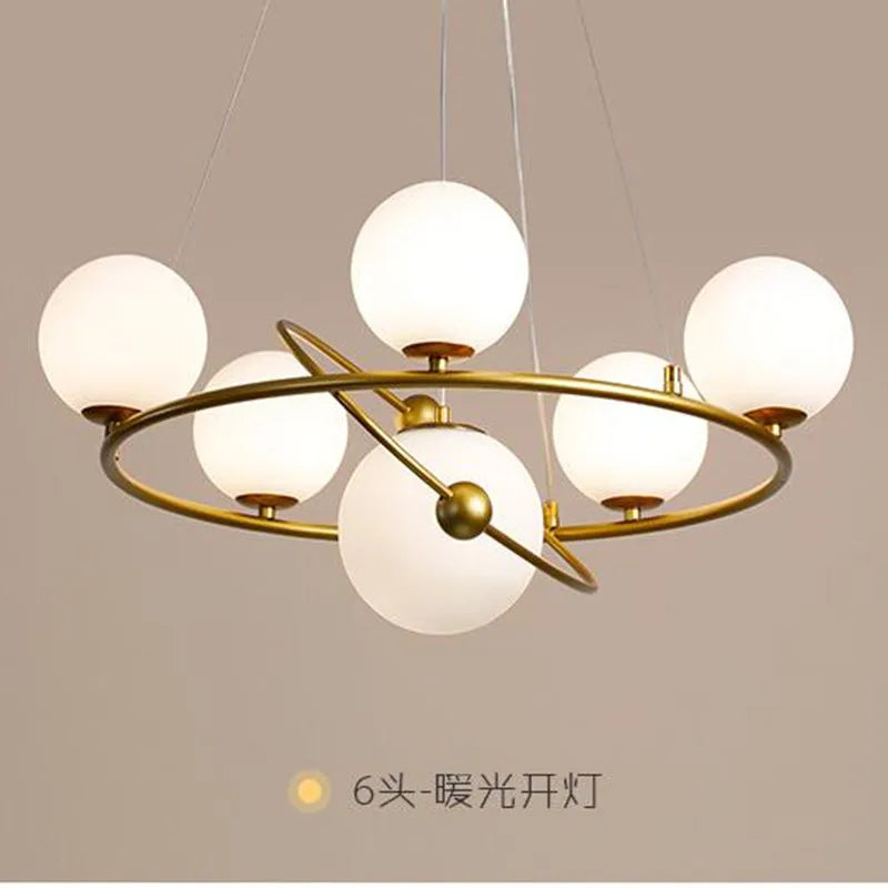 Lámpara colgante LED diseño nórdico elegante