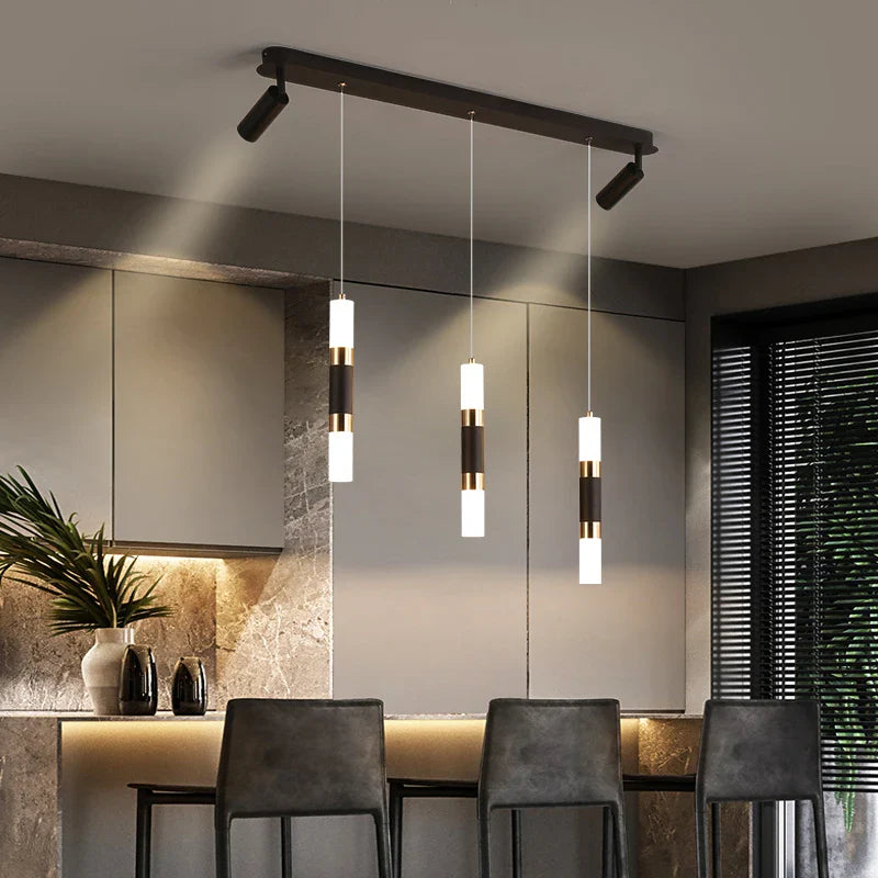lámpara de techo LED moderna diseño ajustable para diversos espacios