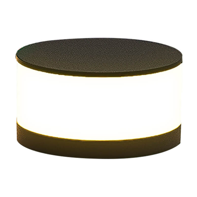 Luminaire solaire moderne à LED pour poteau, une lumière