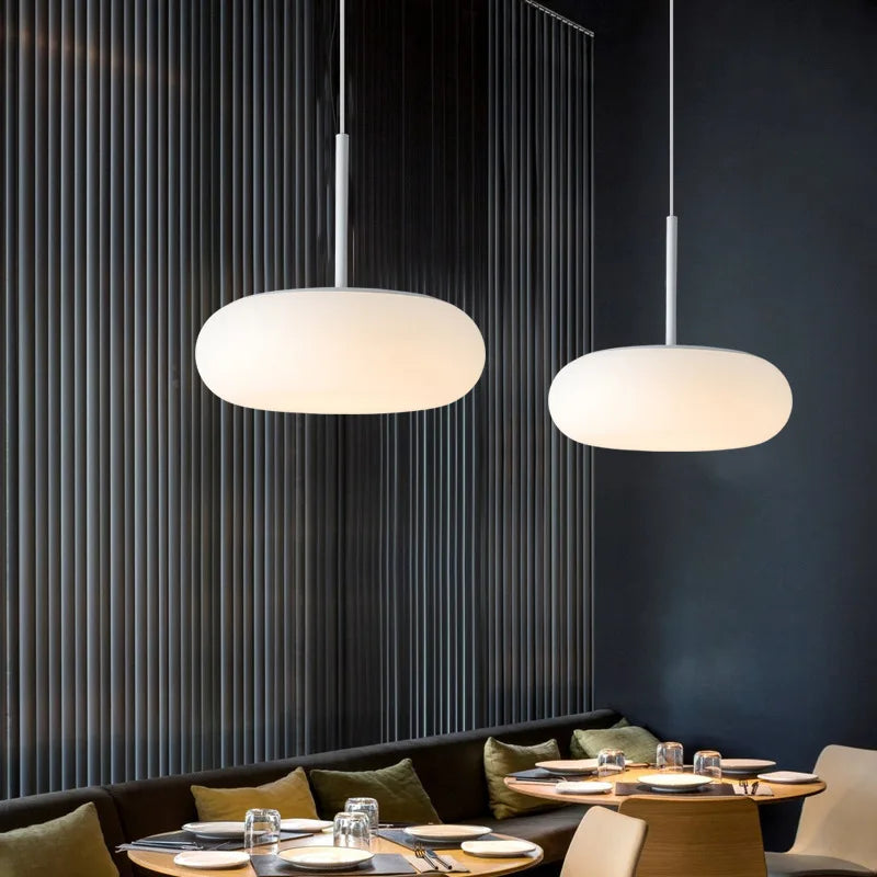 lustre nórdico simple LED suspendido para iluminación decorativa