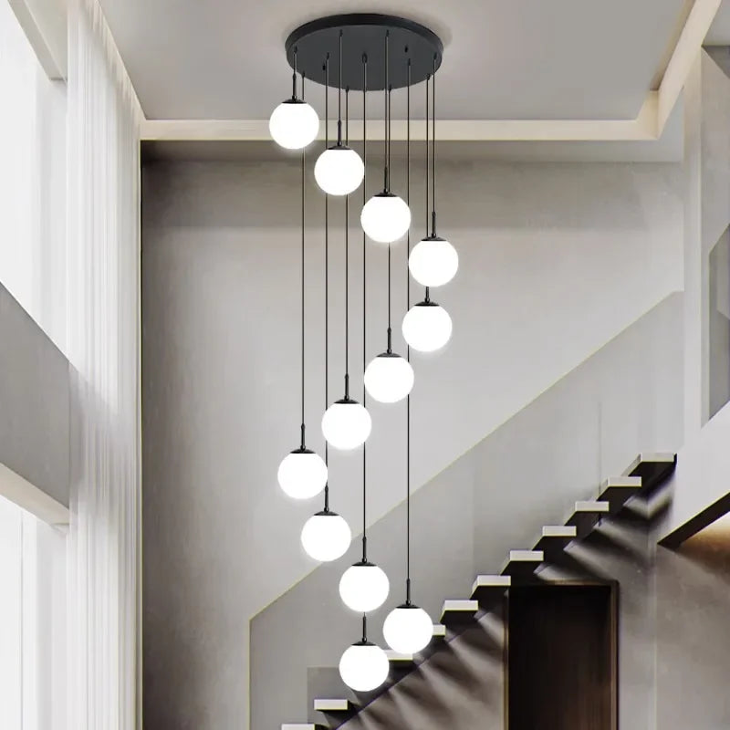 lámpara dúplex moderna para iluminación de lujo interior