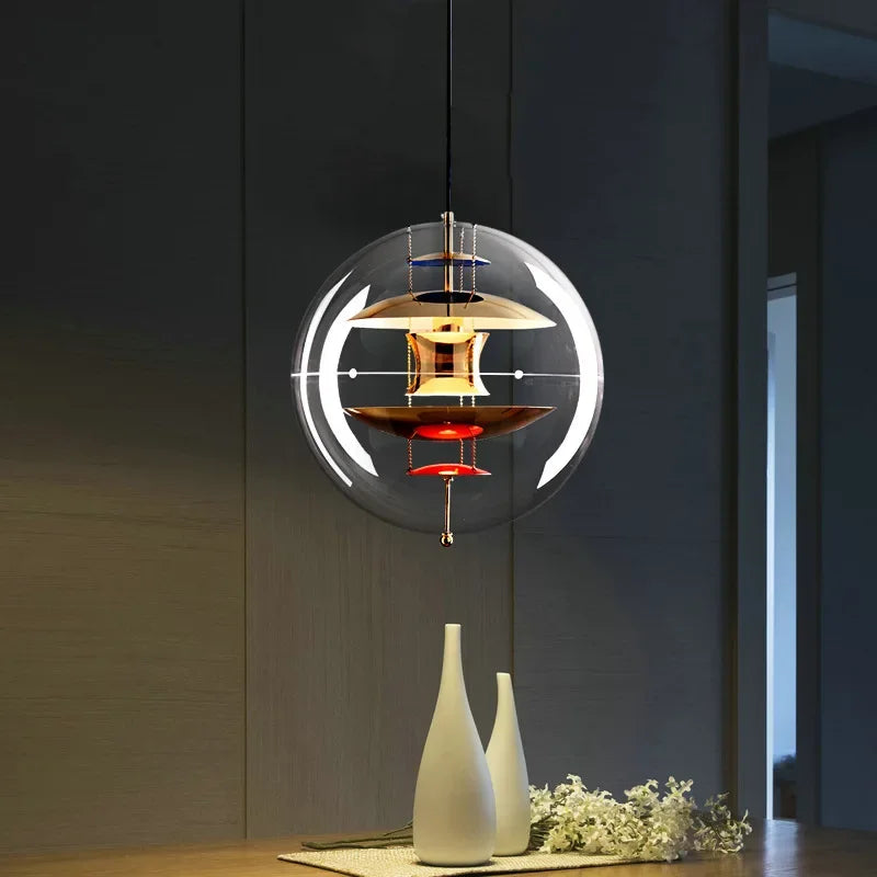 Lámpara de araña moderna suspendida elegante