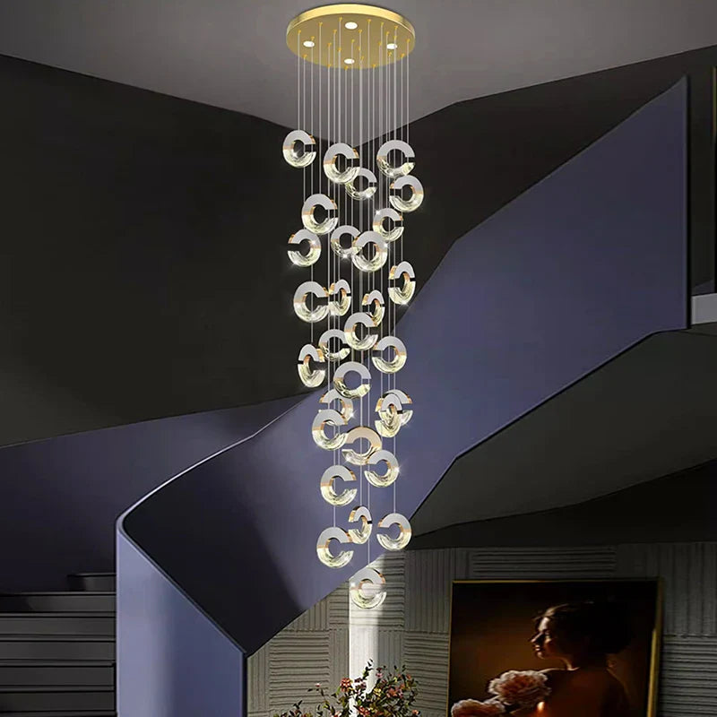 Lámpara colgante de cristal decoración moderna para el hogar