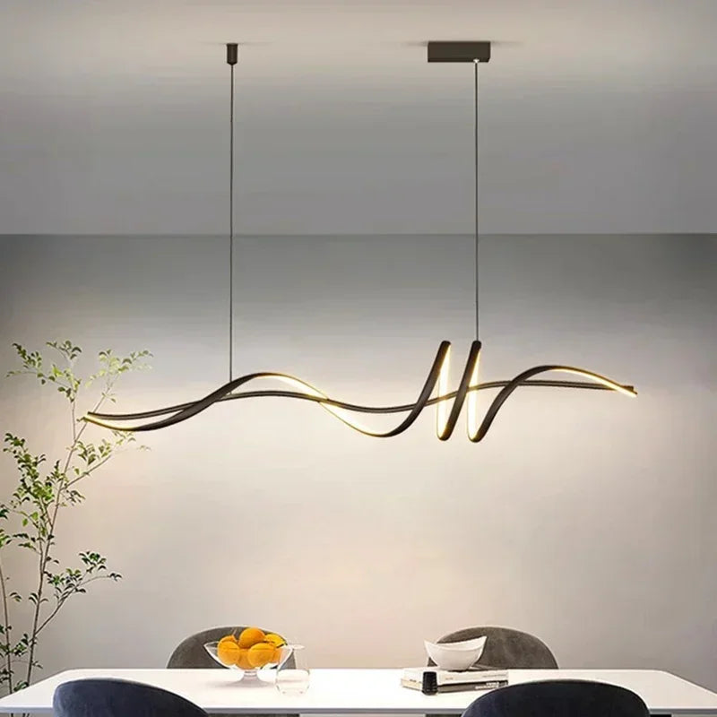 lámpara colgante moderna minimalista elegante para decoración interior