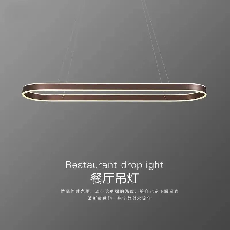 Lámpara de araña LED minimalista elegante