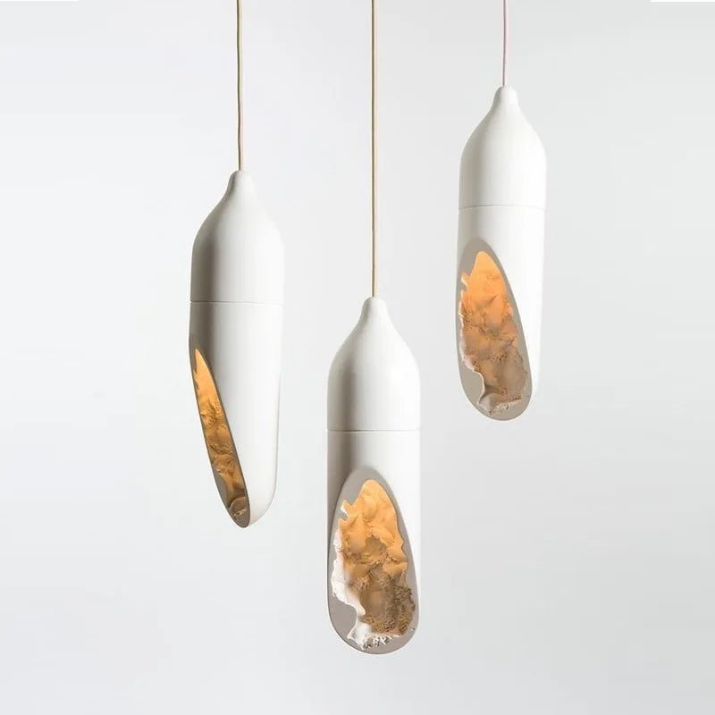 Wabi Sabi japonés: colgante minimalista elegante