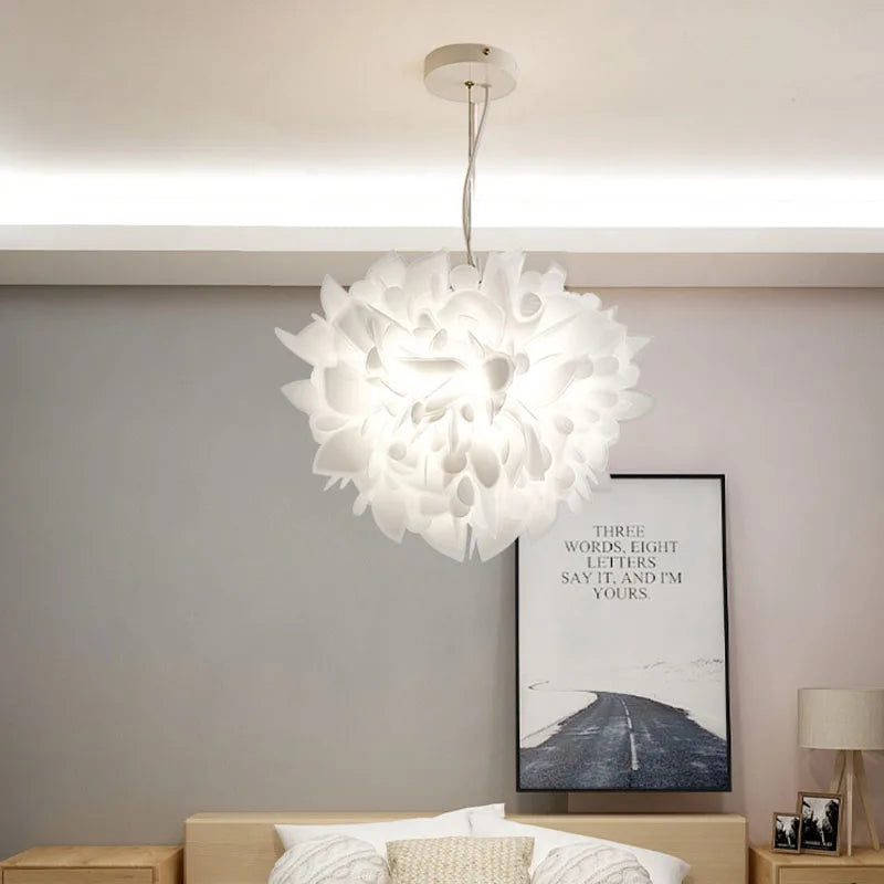lámpara led flores acrílicas para hogar moderno