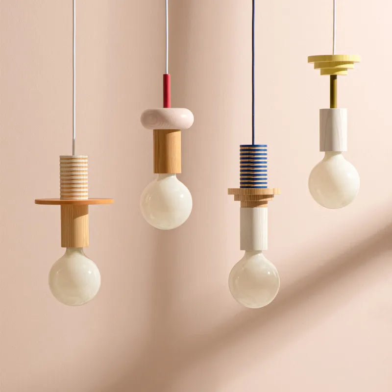 Lámpara colgante luminosa nórdica moderna elegante