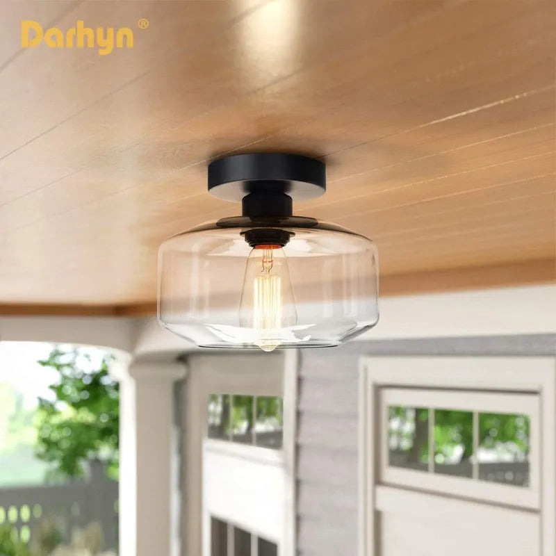 Lámpara de techo nórdica diseño elegante suspendida