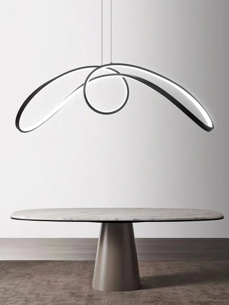 Lámpara mariposa de aluminio diseño luminosa