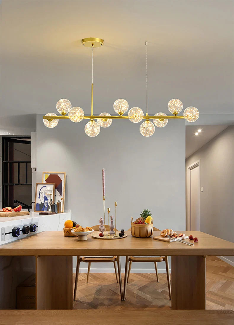 Candelabro moderno minimalista suspensión nórdica para casa