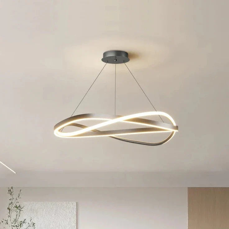 lámpara anillo minimalista creativa moderna para casa