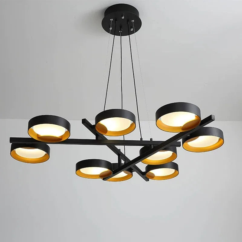 lámpara colgante nórdica italiana diseño moderno para interior luminoso