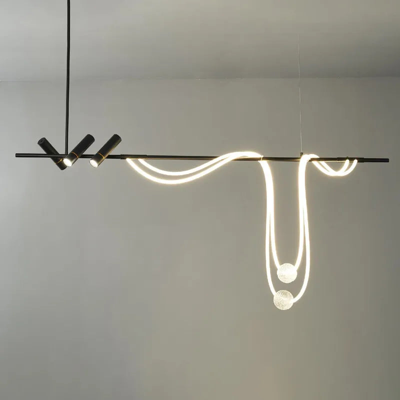 Lámpara de techo LED contemporánea para salón