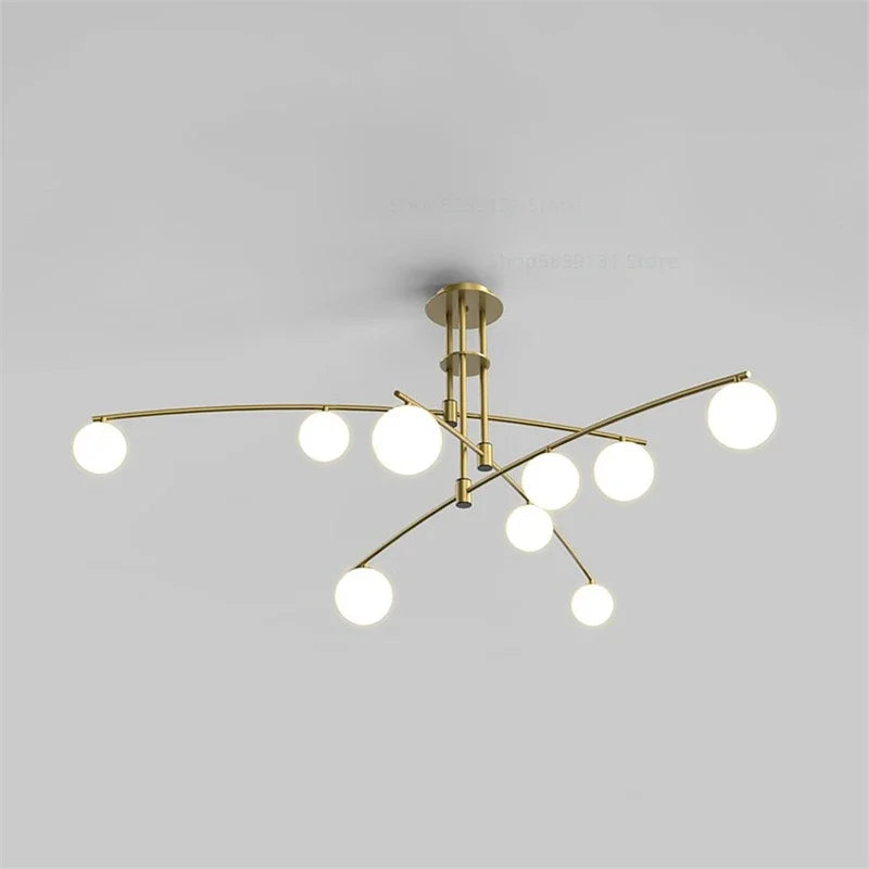 Lámpara de araña LED diseño chic moderno