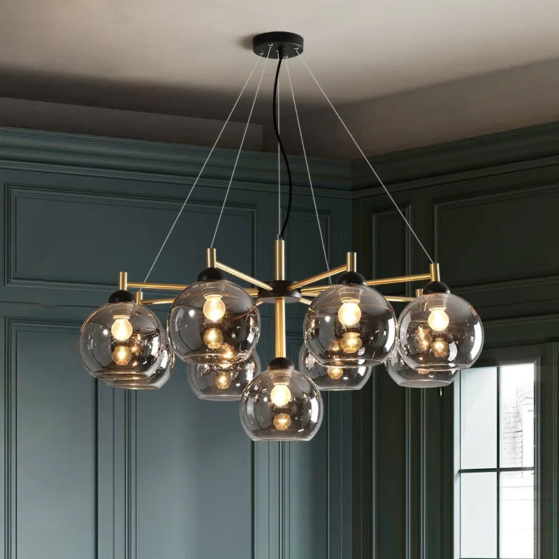 Lámpara colgante moderna LED para iluminación interior suspendida