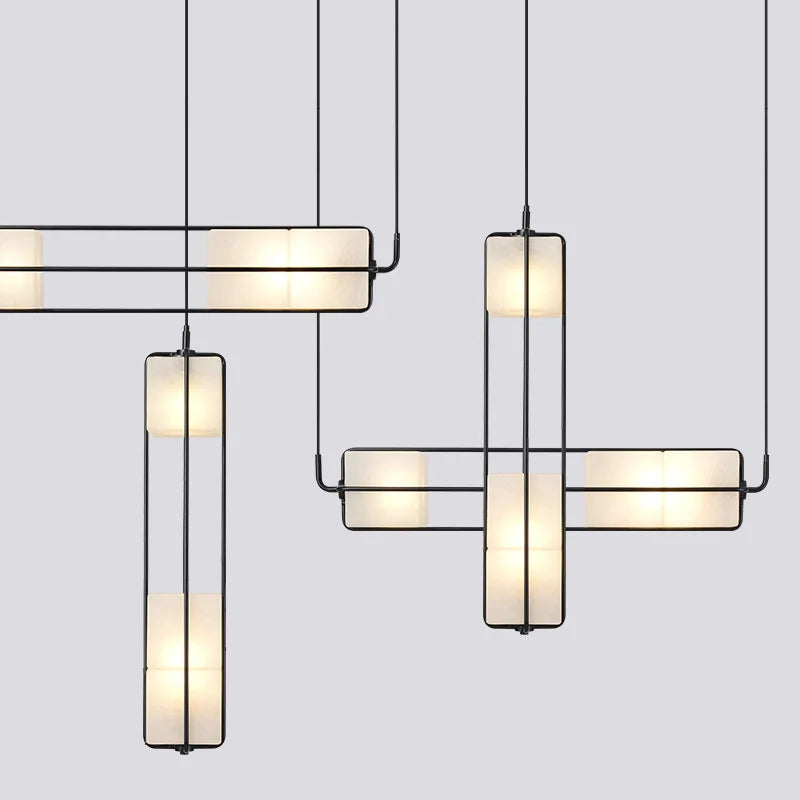Elegant lustre art déco contemporain